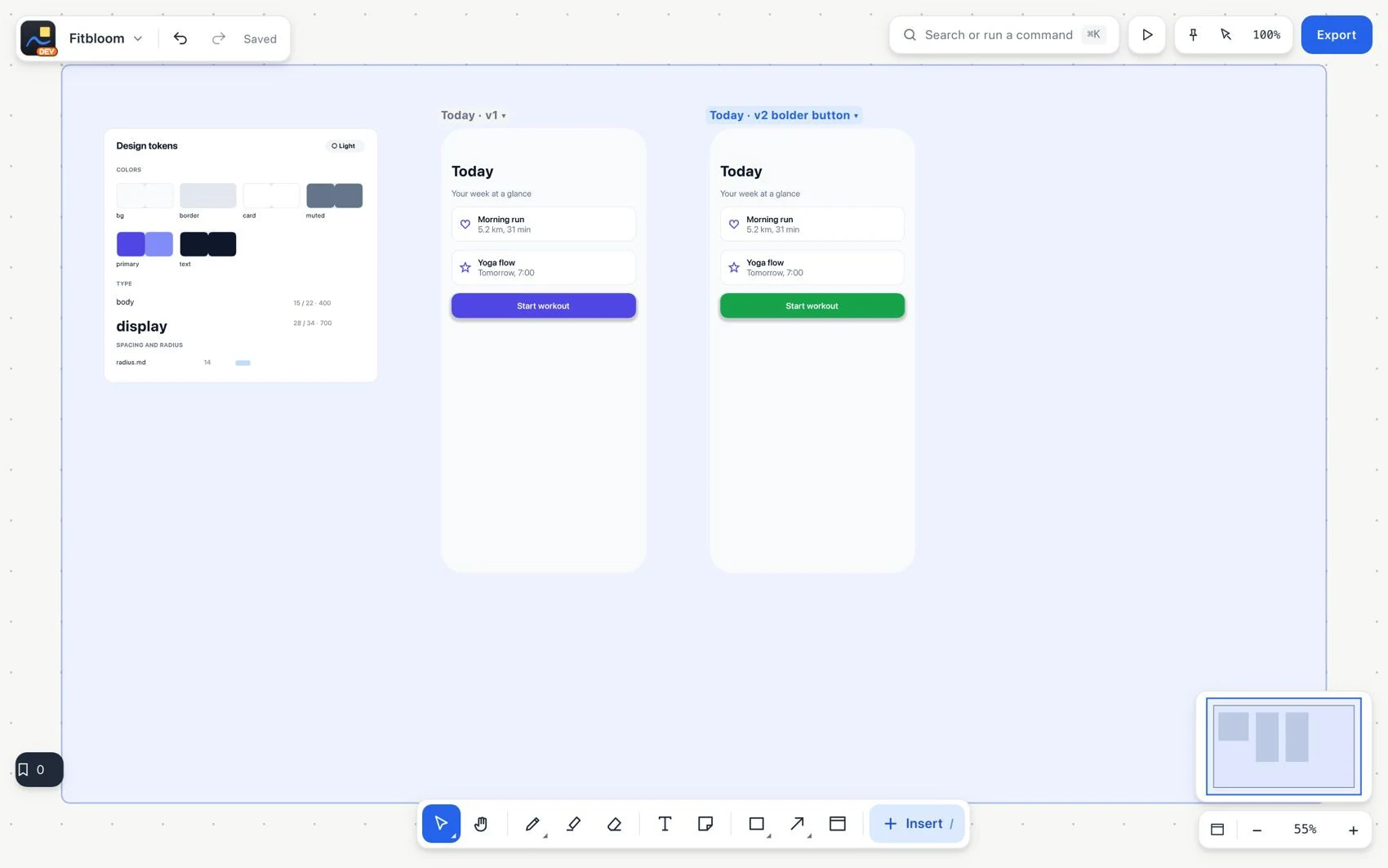 Screen versions